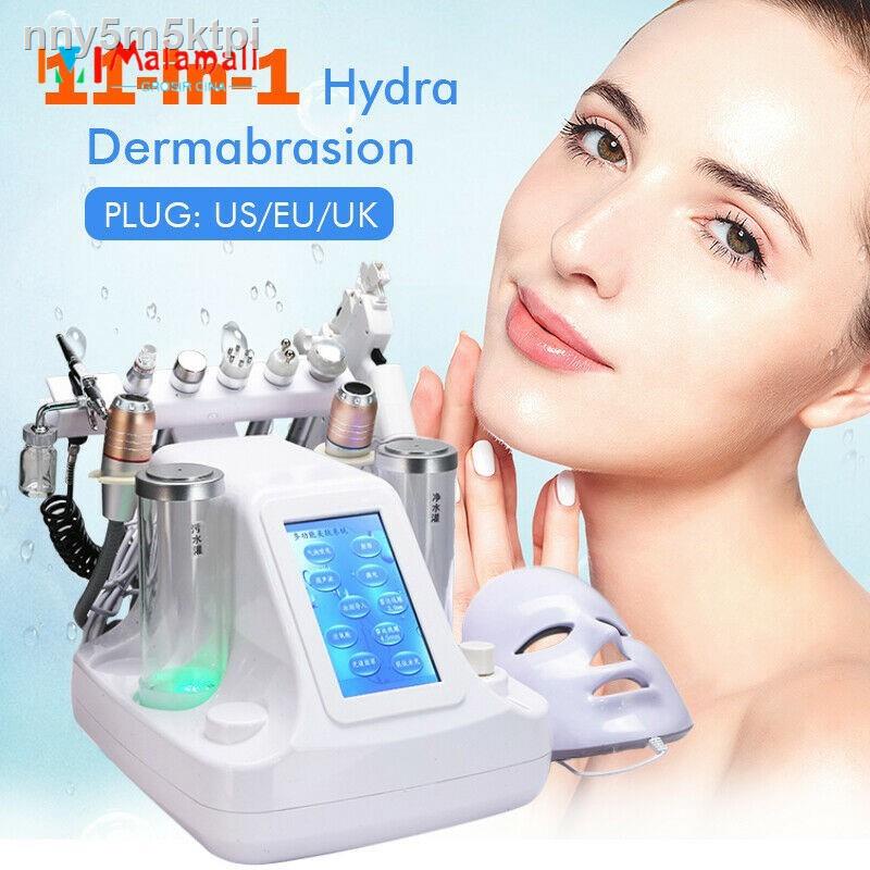 11 in 1 Hydra Dermabrasion RF Bio-lifting Spa Facial Machine Water Oxygen Jet Hydro Diamond Aqua Peeling Facial Beauty M