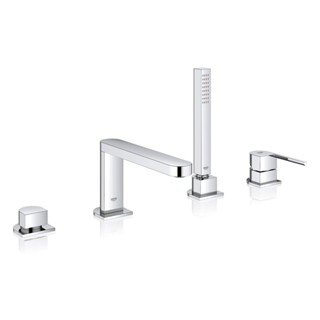 GROHE PLUS ก๊อกผสมอ่างอาบติดขอบอ่าง 4 รู 29307003 ก๊อกอ่างล้างหน้า อะไหล่ห้องน้ำ อุปกรณ์ สุขภัณฑ์ อุปกรณ์ ของใช้ในห้องน้