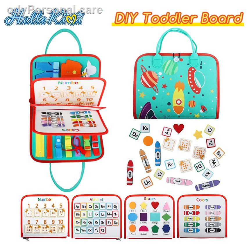 ✹HelloKimi Toddler Busy Board Sensory Montessori Board Preschool Children Learning Toys Baby Early E