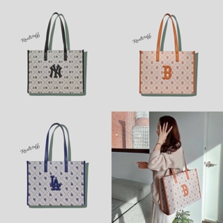 ของแท้💯 MLB Big Dia Monogram Jacquard L-Tote Bag พร้อมส่ง