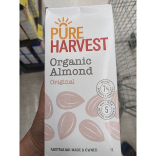 Pureharvest Activated Almond Milk Its Organic Original เครื่องดื่มจาอัลมอนด์ 1000ml