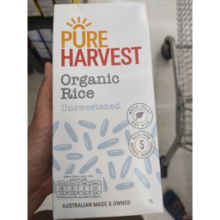 Pureharvest Organic Rice  เครื่องดื่มจากข้าวสูตรไม่มีน้ำตาลทราย1000ml