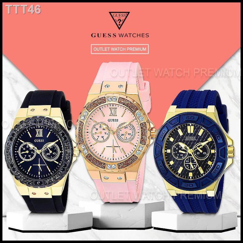 ◇OUTLET WATCH นาฬิกา Guess OWG322 นาฬิกาข้อมือผู้หญิง นาฬิกาผู้ชาย แบรนด์เนม Brandname Guess Watch รุ่น W1053L3