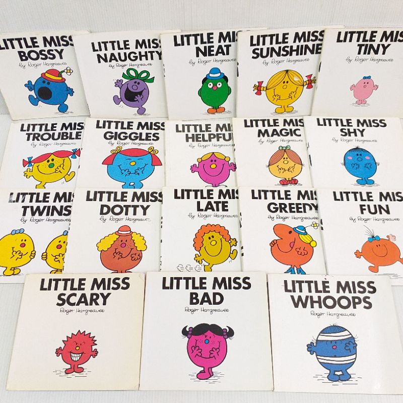 Little Miss By Roger Hargreaves นิทานภาษาอังกฤษ มือสอง นิทานสอนนิสัย นิทานสอนพฤติกรรม ปกอ่อนเล็ก