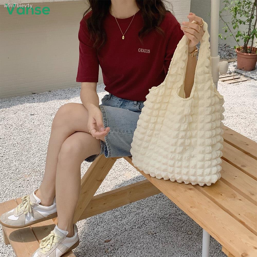 Vanse Fashion Women s Tote Bag Korean Style Soft Shoulder Bag Book Bag for Girls Students