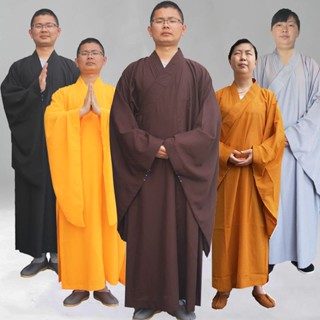 ชุดเสื้อผ้า ลายพระพุทธรูป Haiqing Monk Clothes, Monk Clothing, Haiqing Clothing, Green Clothing, Monk Clothing, Men and Wome 0510