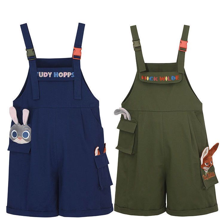 ชุดเอี๊ยม กางเกงขาสั้น