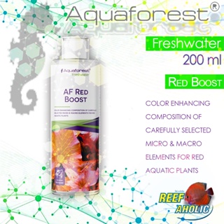 Reef-Aholic Aquaforest Freshwater สำหรับตู้ไม้น้ำ AF Red Boost 200 ml เร่งรากให้เติบโต แข็งแรง สีแสบ แดงเด่น เป็นสง่า