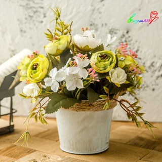 【Ag】ดอกไม้ประดิษฐ์ ผ้าไหม Diy สําหรับตกแต่งบ้าน สวน