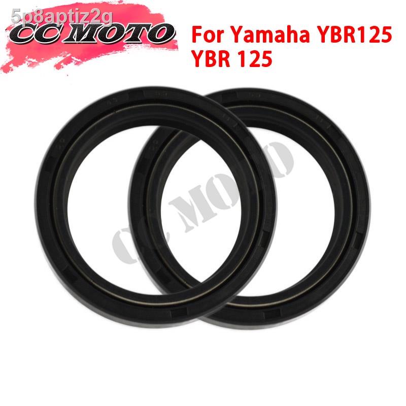 Motorcycle Parts Front Fork Damper Oil Seal For Yamaha YBR125 YBR 125 All Years Oil Seals Motorbike 