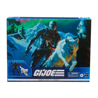 ✣[Spot] Hasbro G.I. Joe Special Forces Snake Eyes White Wolf ชุดตุ๊กตาขยับได้ 6 นิ้ว