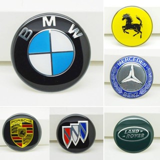 * ฝาครอบดุมล้อ * สติกเกอร์ติดฉลากรถยนต์สำหรับรถยนต์และรถจักรยานยนต์ BMW สติกเกอร์ติดฉลากที่พวงมาลัยยางล้อดัดแปลงสติกเกอร