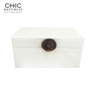 CHIC REPUBLIC TOPAZ-A,กล่องเก็บเครื่องประดับ  - สี ขาว