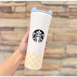 🌻 [พร้อมส่ง] แก้วน้ำสแตนเลส ฝาฟ้าอ่อน Spring Collection / Starbucks แท้💯‼️
