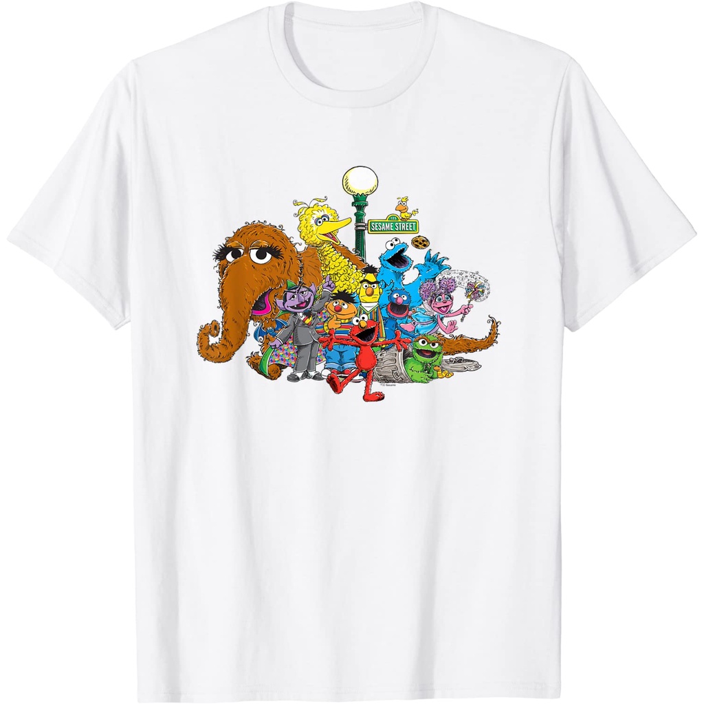 เสื้อยืดกลุ่ม Sesame Street Group Street Light