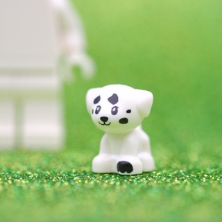 LEGO White Dog Puppy Black Spots ANIMAL - LEGO® Authentic เลโก้แท้