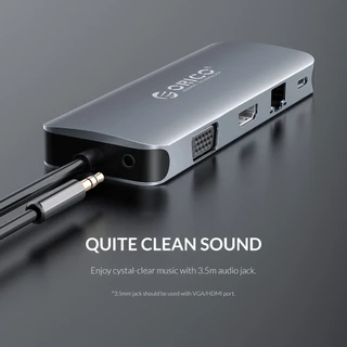 ORICO MC-U111P Multi-Port Type-C Hub 11 in 1 Docking Station โอริโก้ ฮับ USB Type-C มัลติพอร์ต 11 in 1