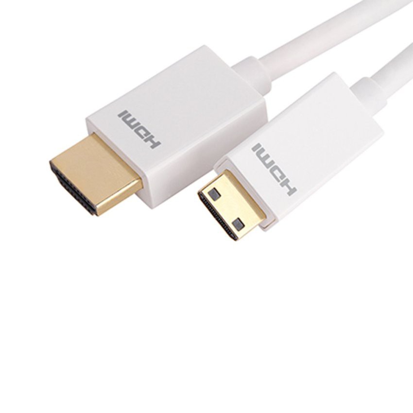 PROLINK HDMI Type A Plug > HDMI Type C(Mini) สายโปรลิงค์ HDMI A > HDMI C มินิ V1.4b 2 เมตร สีขาว รุ่น MP287