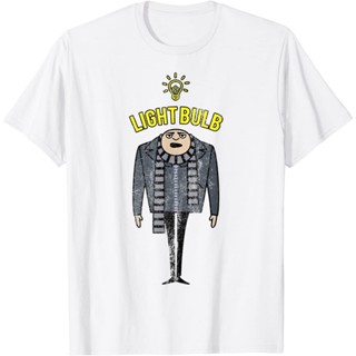 เสื้อยืดกราฟิกหลอดไฟ Despicable Me Minions Gru