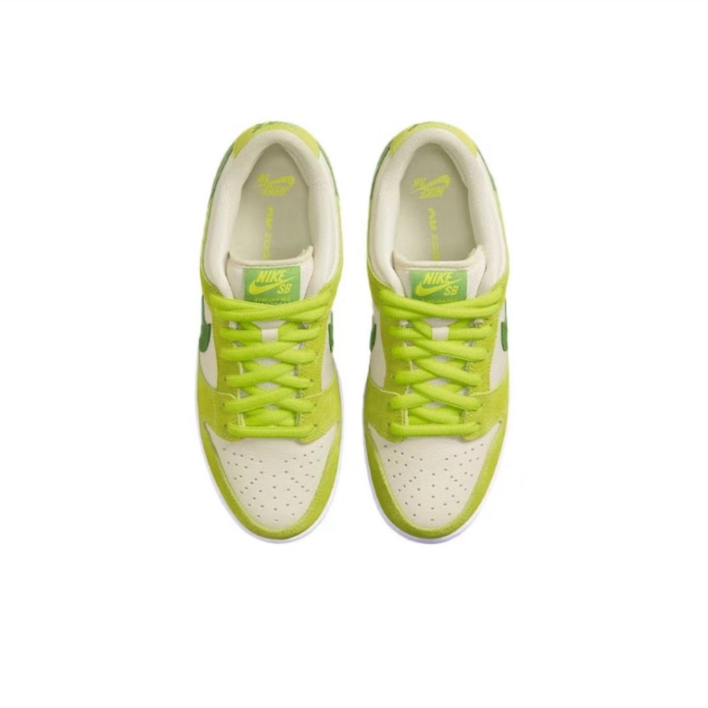 รองเท้าผ้าใบ nike✎✣❏❈△รองเท้าบาสเก็ตบอล Nike Dunk SB Low Pro "Sour Apple" ของแท้ 100% สีเขียวรองเท้าผ้าใบ แท้100% ผู้ชาย