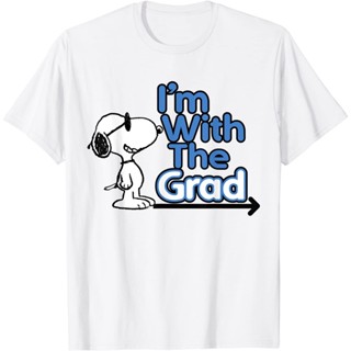 เสื้อยืด Peanuts Graduation Im With The Grad Snoopy