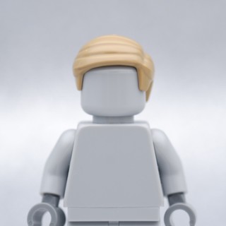 LEGO Tan Combed Sideways Hair HAIR - LEGO® Minifigures Authentic เลโก้แท้