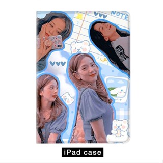 BLACKPINK Kim Ji Soo เคสไอแพด 10.2 gen 7 8 9 air 4 5 mini4/5/6 เคส ipad mini 1/2/3 gen10 iPad pro11 2022 tri-fold case