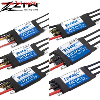 [NEW]☂Ztw อุปกรณ์ระบายความร้อนด้วยน้ํา ESC แบบสองทาง กันน้ํา ไร้แปรง Shark G2 20A 30A 40A 50A 60A 80A 100A 2-4S 2-6S 32-