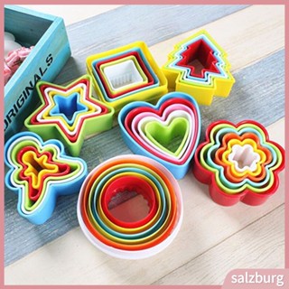 (salzburg) แม่พิมพ์ตัดเค้กคุกกี้ sugarcraft 5 ชิ้น