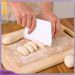 [VIP] Popular Pastry Dough Scraper Cutter Plastic Baking Cake Decorating Kitchen Tool