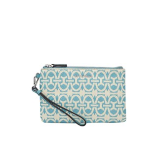 Coccinelle รุ่น New Best Jacquard 19A033 กระเป๋าคล้องมือผู้หญิง สี MULT.AQUA/AQUA ขนาด 19X13 cm