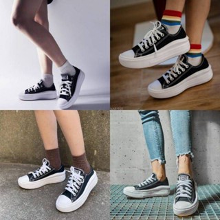 ❍♙▦รองเท้า Converse Chuck Taylor All Star Move OX Women แท้ ส่งฟรีรองเท้าผ้าใบผู้ชาย