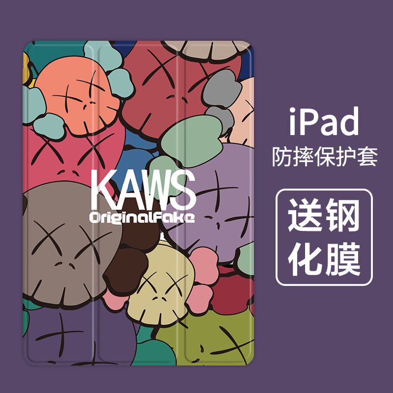 KAWS เคสไอแพด pro11 2022 gen10 10.2 gen 7/8/9 case iPad air1/2 gen5/6 เคส ipad air 4 5 mini 4 5 6 case pen slot