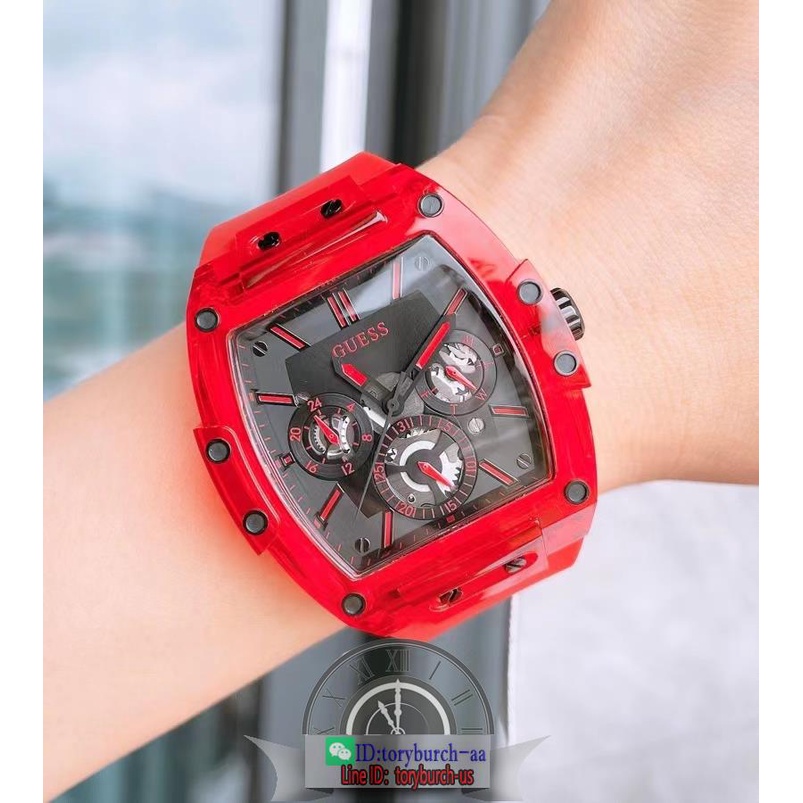 Guess unisex skeleton automatic analog watch fashion dress watch GW0032G1 GW0203G3 GW0203G4 43mm