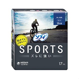 SOFY unicharm Japan SPORTS คืนขนผ้าเช็ดปากกระดาษ 30 ซม. 17 ชิ้น k1667