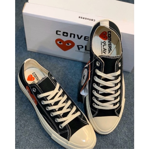 ✽❏✙Top ‼️ Converse All Star Play Comme ❤️ ของแท้  อ่านก่อนสั่งซื้อรองเท้าผ้าใบผู้หญิงชาย