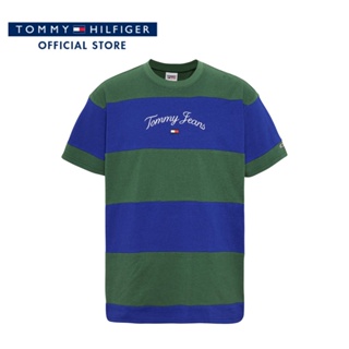 Tommy Hilfiger เสื้อยืดแขนสั้นผู้ชาย รุ่น DM0DM16836 C9B - หลากสี