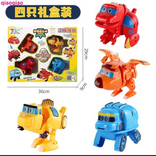 Gangbang Dragon Out Expedition Adventure Deformed Egg Robot Set Dinosaur Vespa ของแท้ ของเล่นเด็กผู้ชาย