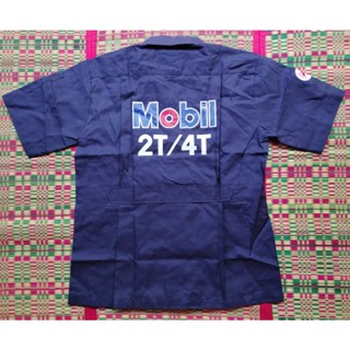 เสื้อแถมน้ำมันเครื่อง Mobil 2T/4T