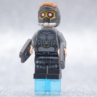 LEGO Star Lord Silver Helmet HERO MARVEL - LEGO เลโก้ มินิฟิกเกอร์ ตัวต่อ ของเล่น