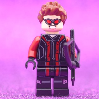 LEGO Hawkeye Red Suit *used  ( สินค้ามือสอง ) HERO MARVEL - LEGO เลโก้ มินิฟิกเกอร์ ตัวต่อ ของเล่น