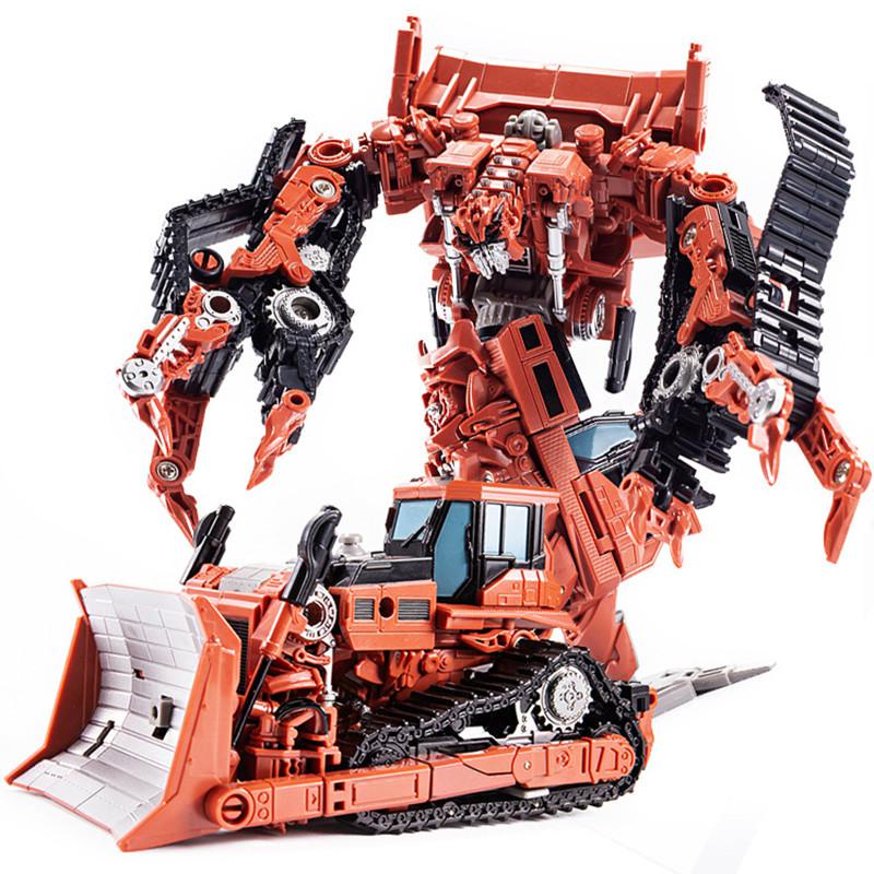 BMB AOYI New 8 IN 1 Devastator Transformation Movie Toys KO Robot Car Bulldozer Engineering Vehicle Model Action Figure