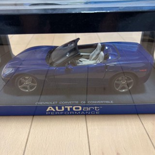 ส่งตรงจากญี่ปุ่น Auto Art / Chevrolet Corvette C Convertible / Dark Blue