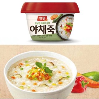 ข้าวต้มผักรวมและเห็ดเกาหลี dongwon vegetable porridge 287g 양반야채죽