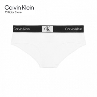 CALVIN KLEIN กางเกงชั้นในผู้หญิง ทรง Hipster รุ่น QF7295AD 100 - สีขาว