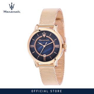 [2 Years Warranty] Maserati Epoca Rose Gold Metal Band 34mm Ladies Quartz Watch R8853118513