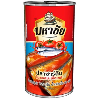 มหาชัยปลาซาร์ดีนในซอสมะเขือเทศ 155กรัมฝาดึง[8859160401927]