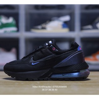 N_ike Air Max รองเท้าผ้าใบลําลอง กันลื่น สีดํา