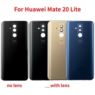 ฝาครอบแบตเตอรี่ด้านหลัง 3D แบบเปลี่ยน สําหรับ Huawei Mate 20 Lite SNE-LX1 SNE-LX2 SNE-LX3