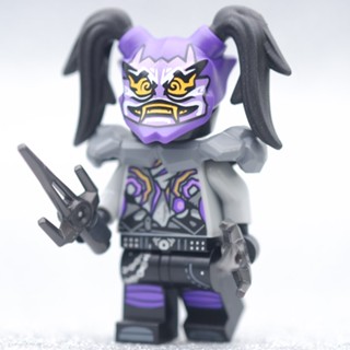 LEGO Ultra Violet Oni Mask NINJAGO - LEGO เลโก้ มินิฟิกเกอร์ ตัวต่อ ของเล่น